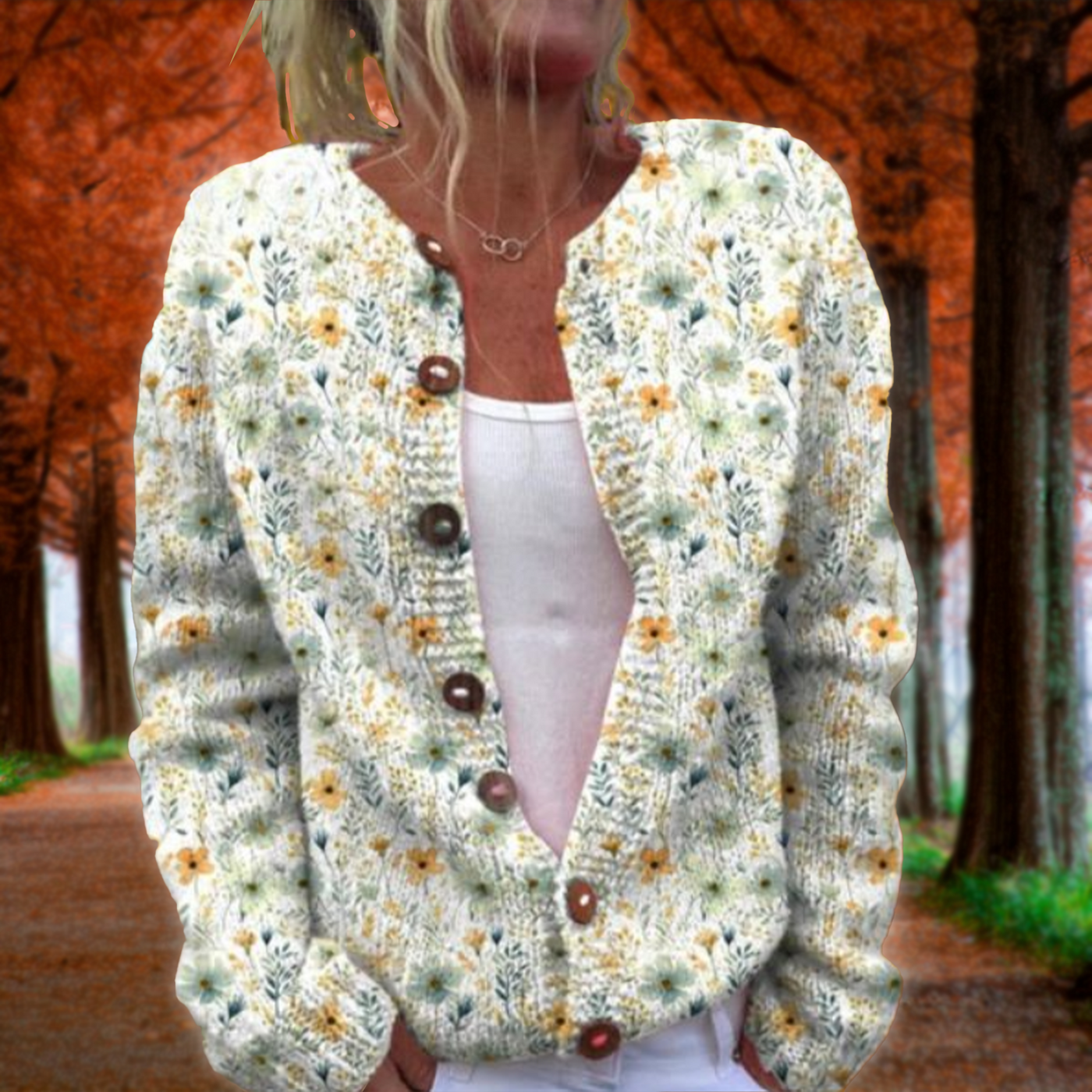 Lowri | Floral Cardigan