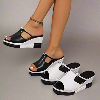 Zélie | Chic Orthopedic Sandals with High Heels