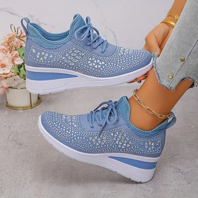 Clara | Ορθοπεδικά Sneakers με Λαμπερά Στρας