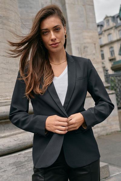 Blazer Phoebe Miley | Μαύρο | Blazer de Mos Mosh