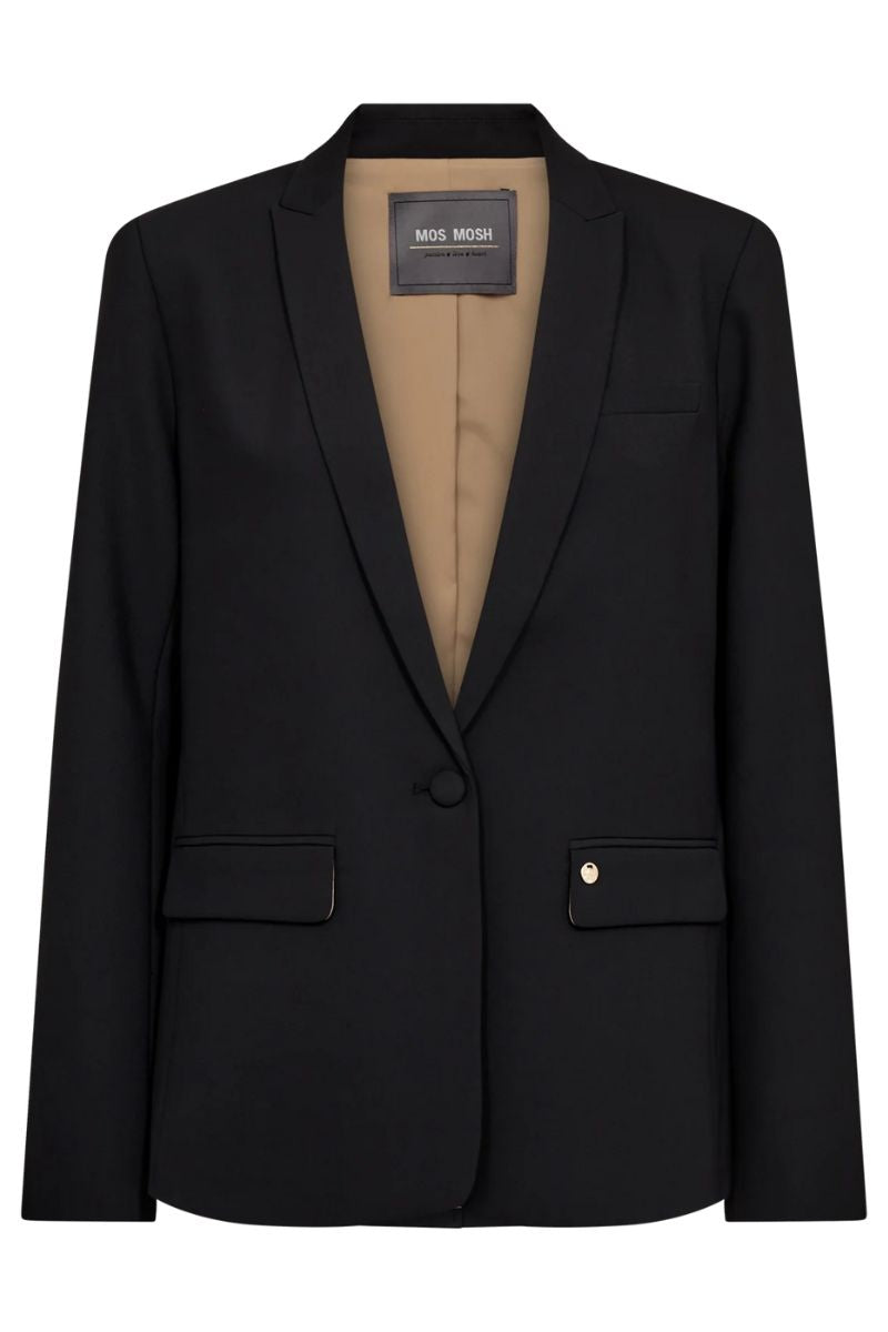 Blazer Phoebe Miley | Μαύρο | Blazer de Mos Mosh