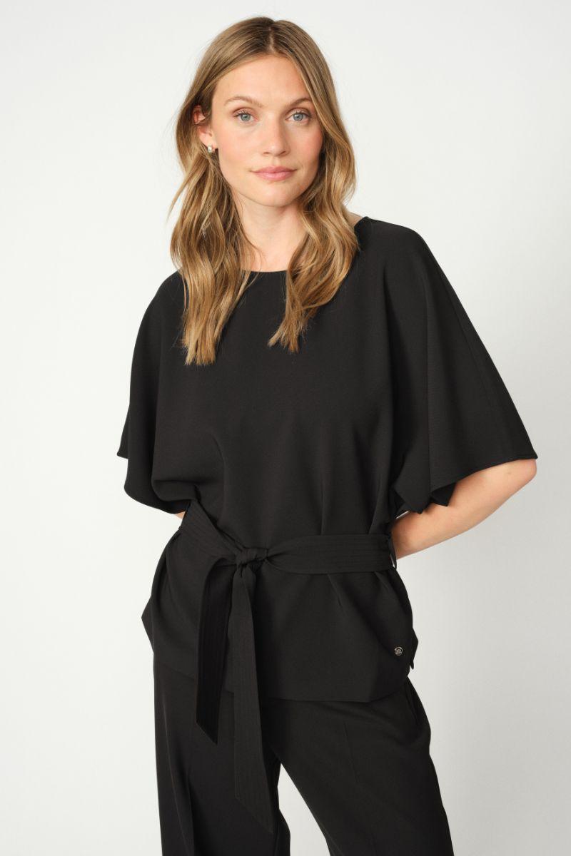 Blusa Rikala Miley | Μαύρο | Μπλούζα Mos Mosh