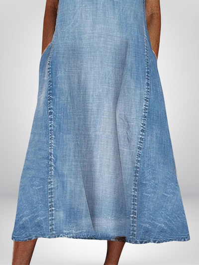Σοφία® | Άνετο Denim Φόρεμα