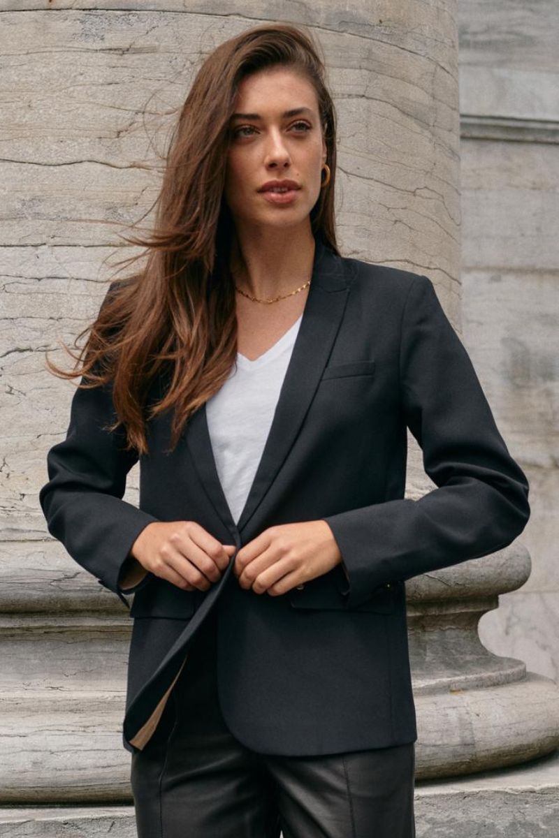 Blazer Phoebe Miley | Μαύρο | Blazer de Mos Mosh