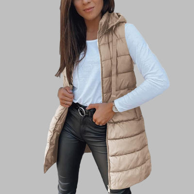 Jessica™ - Καθημερινό Αμάνικο Γιλέκο με Κουκούλα