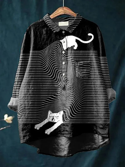 Chloe | T-shirt με Σκυλο-Καλλιτεχνικό Σχέδιο