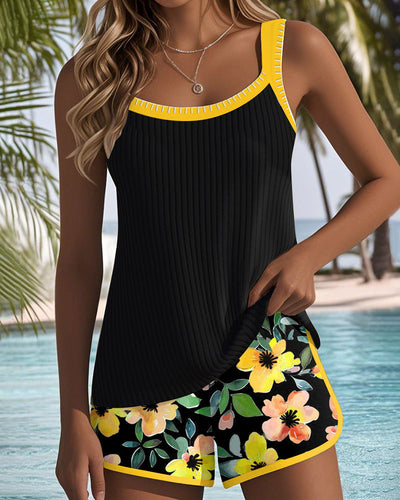 Ιζαμπέλ | Άνετο Tankini με Λουλουδάτο Σχέδιο" can be rewritten as:

"Ιζαμπέλ | Άνετο Tankini με Λουλουδάτη Διακόσμηση