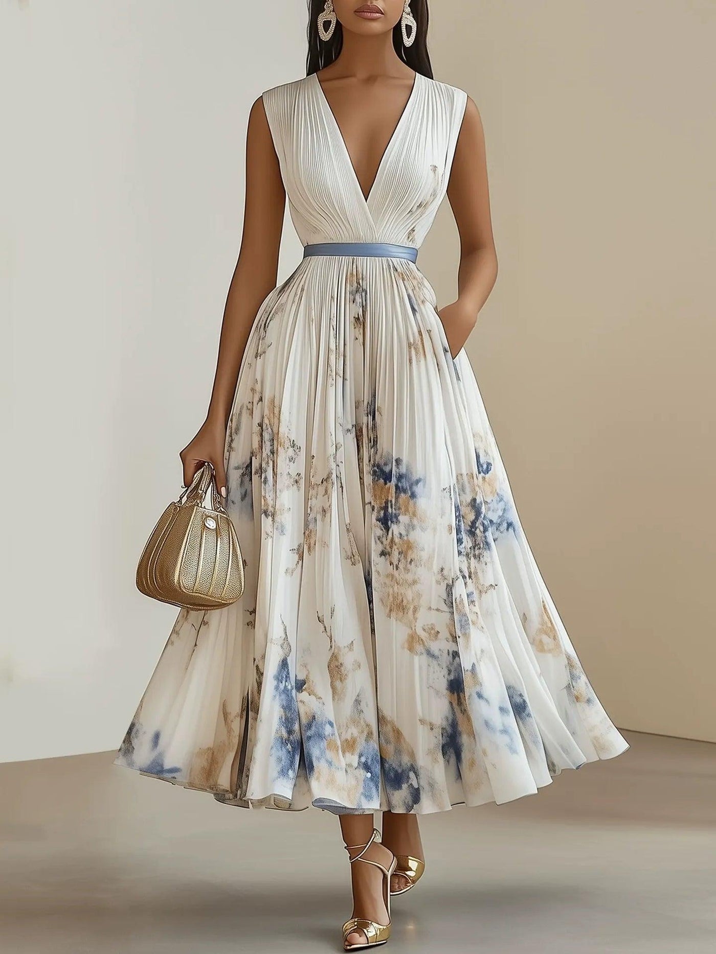Chic Floral Maxi Dress