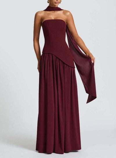 Elegant Μακρύ Φόρεμα με Σχίσιμο
