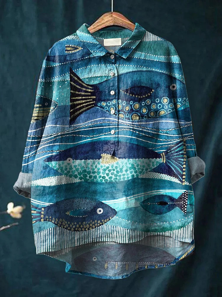 Jax | Coastal Waves Art Tee