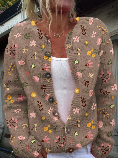 Lowri | Floral Cardigan