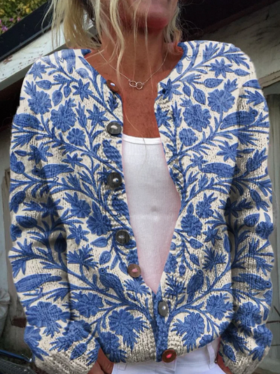 Lowri | Floral Cardigan