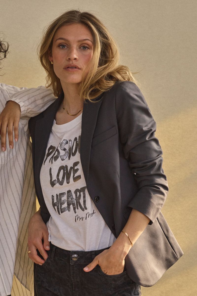 Blazer Mary Night | Άσφαλτος | Blazer de Mos Mosh