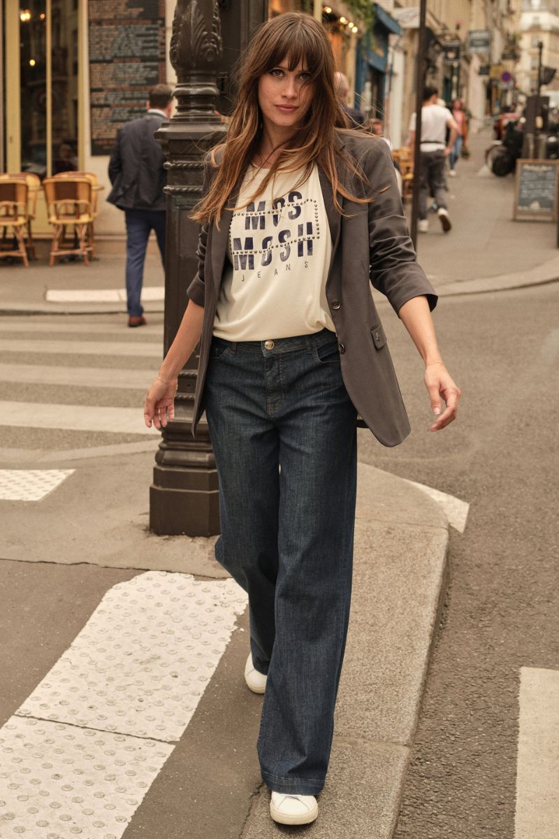 Blazer Mary Night | Άσφαλτος | Blazer de Mos Mosh