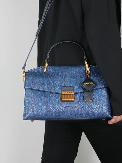Τσάντα Tote εμπνευσμένη από φίδι Πύθωνα Celeste