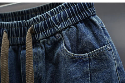 Laurent™ | Μπλουτζίν Παντελόνι Baggy με Ζώνη