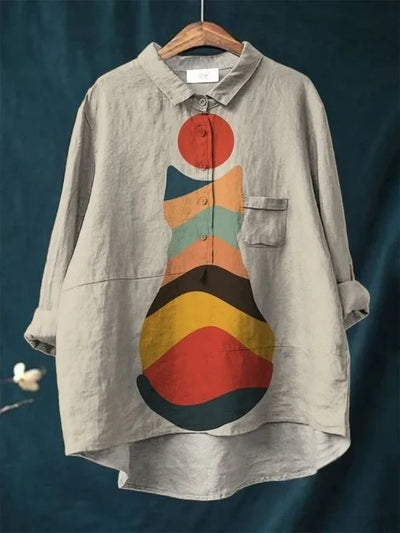 Uluru | Καλλιτεχνικό T-Shirt με Γάτα
