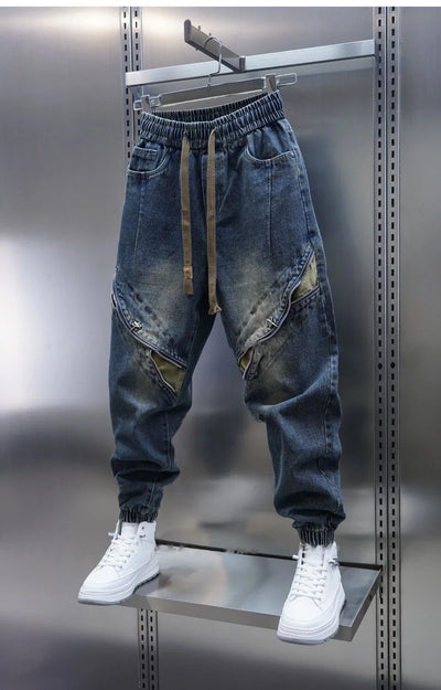 Laurent™ | Μπλουτζίν Παντελόνι Baggy με Ζώνη