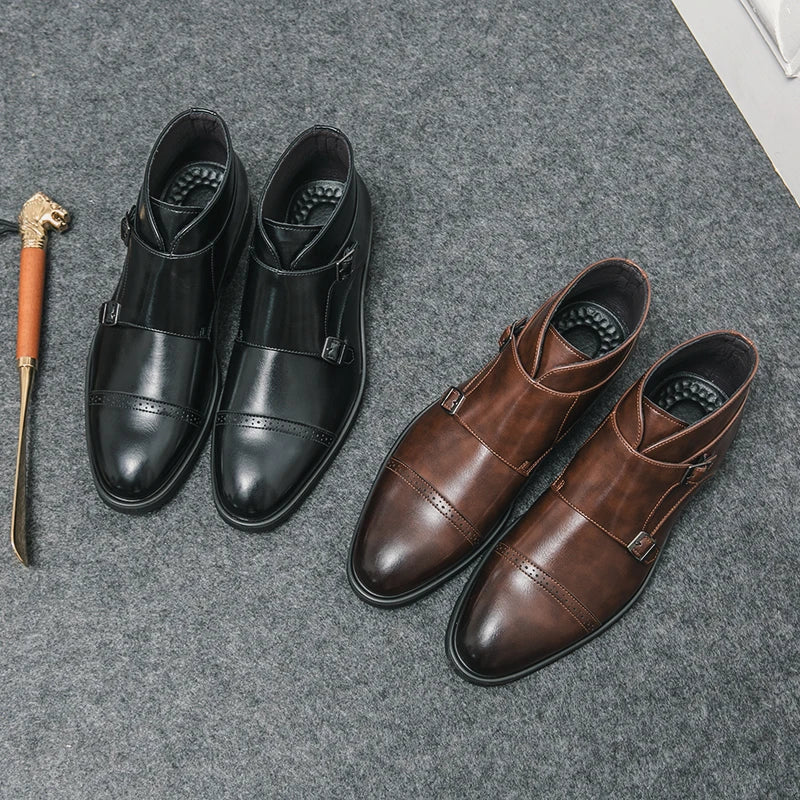 Parker | Διπλά Monk Μποτάκια από Οικολογικό Δέρμα
