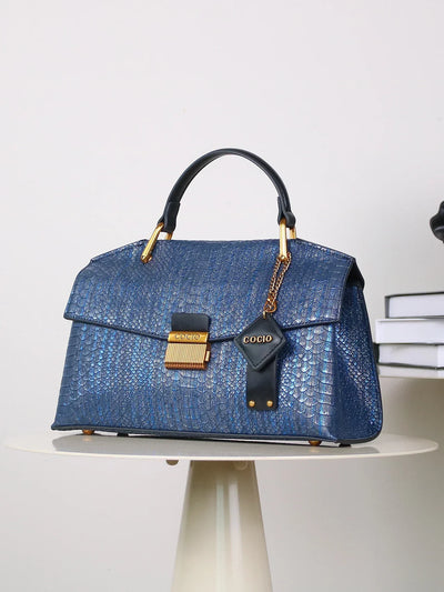 Τσάντα Tote εμπνευσμένη από φίδι Πύθωνα Celeste