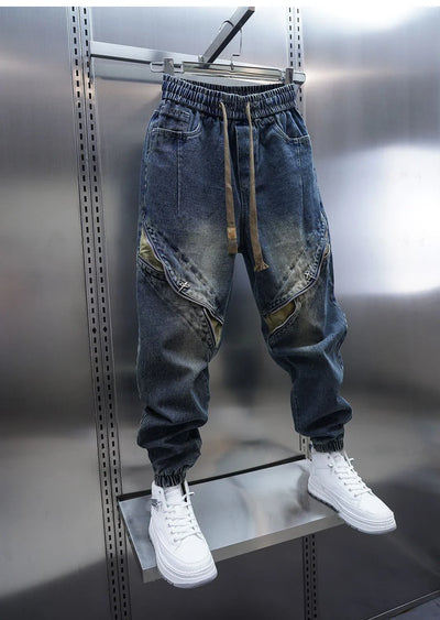 Laurent™ | Μπλουτζίν Παντελόνι Baggy με Ζώνη