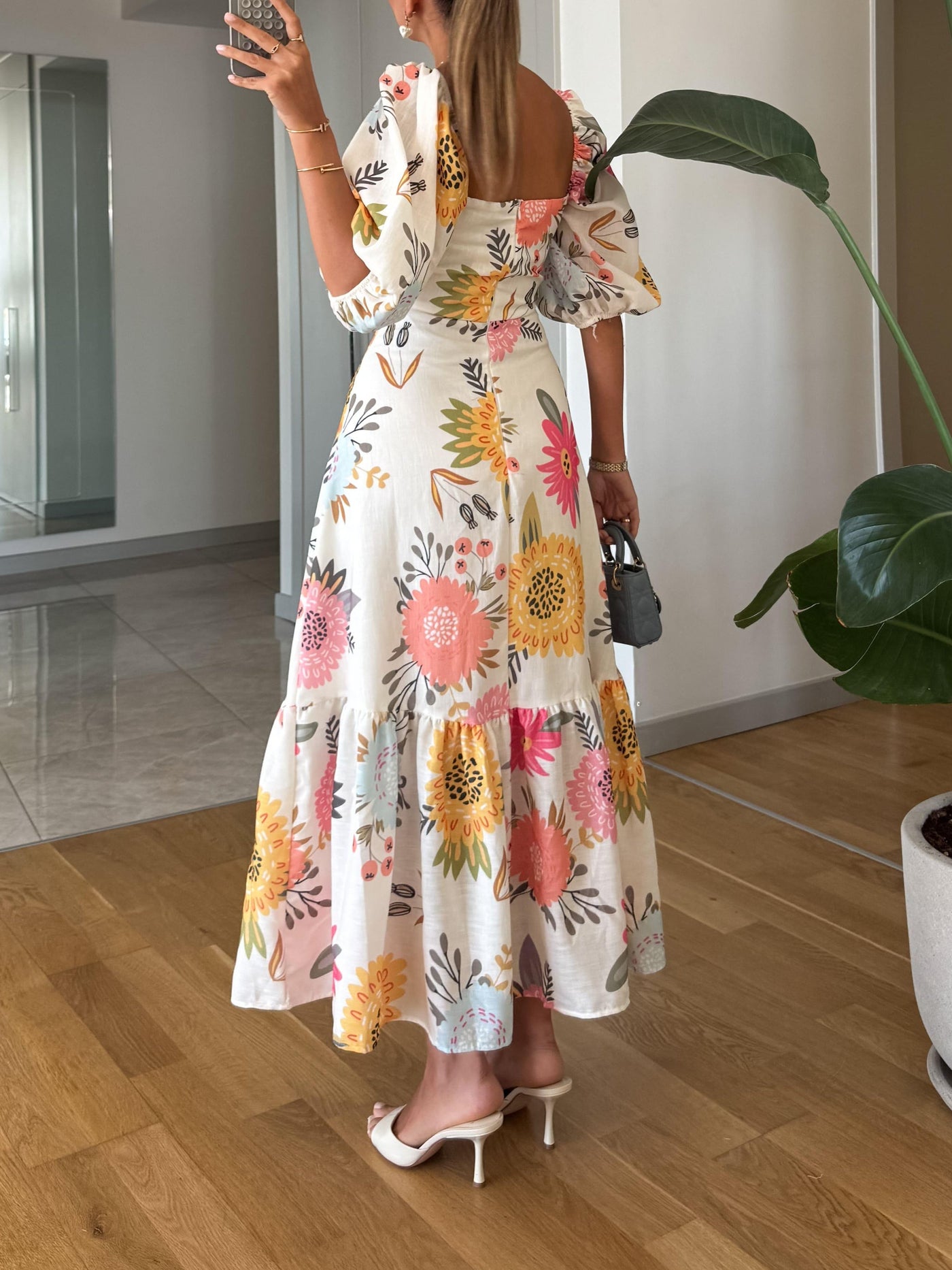 Μίντι Φούστα Elegante από Βαμβάκι