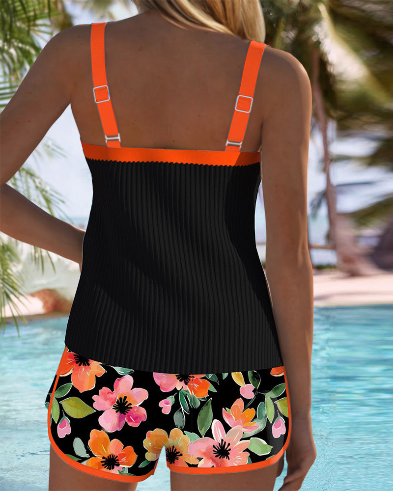 Ιζαμπέλ | Άνετο Tankini με Λουλουδάτο Σχέδιο" can be rewritten as:

"Ιζαμπέλ | Άνετο Tankini με Λουλουδάτη Διακόσμηση