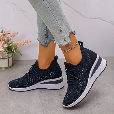 Clara | Ορθοπεδικά Sneakers με Λαμπερά Στρας