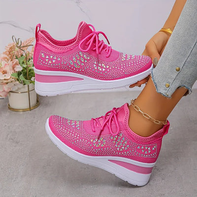 Clara | Ορθοπεδικά Sneakers με Λαμπερά Στρας