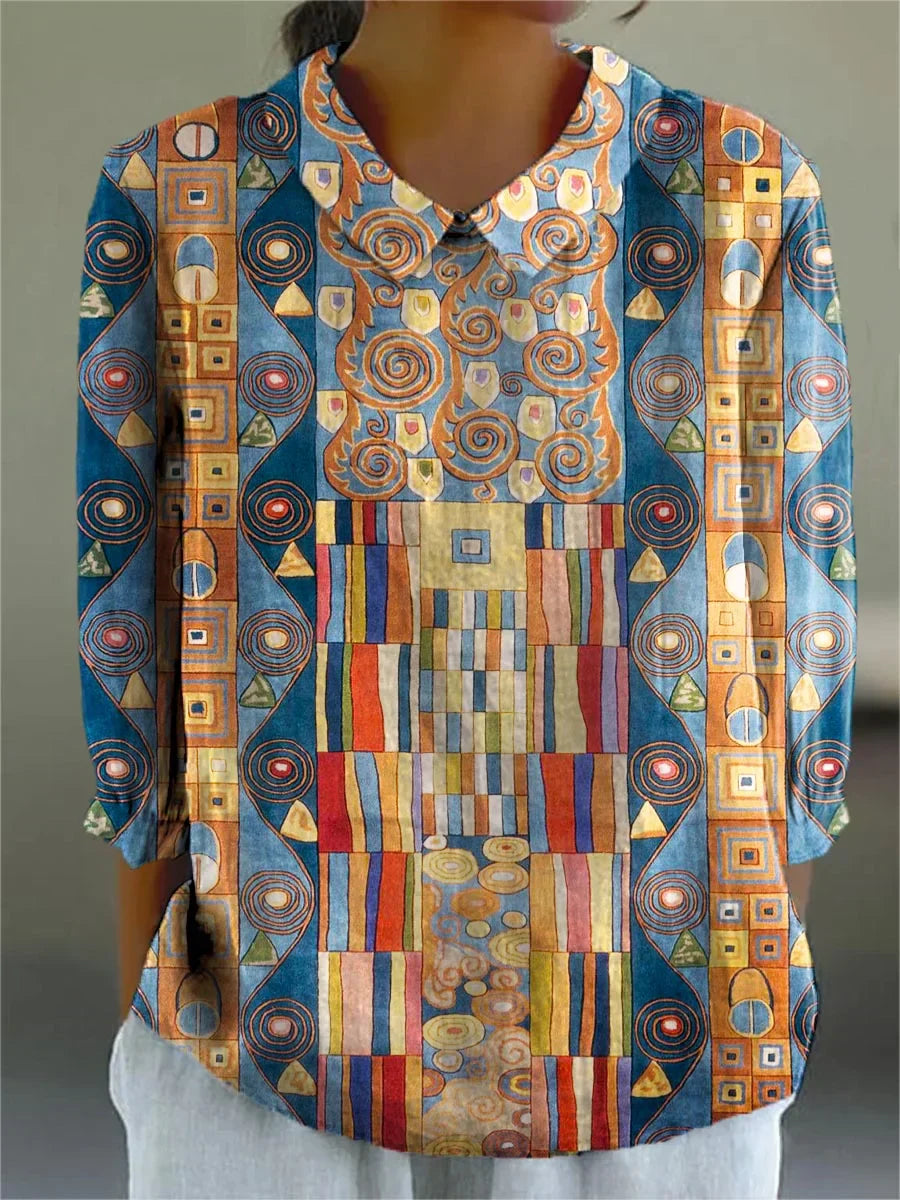 Vintage Πολύχρωμη Τ-shirt