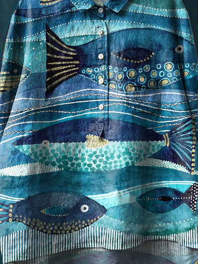 Jax | Coastal Waves Art Tee