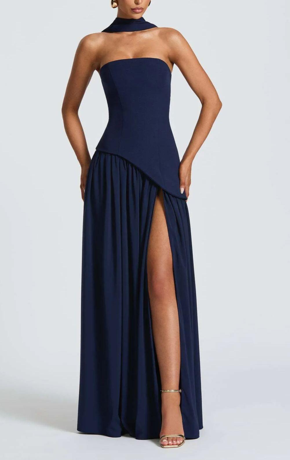Elegant Μακρύ Φόρεμα με Σχίσιμο