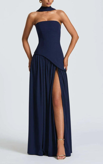 Elegant Μακρύ Φόρεμα με Σχίσιμο