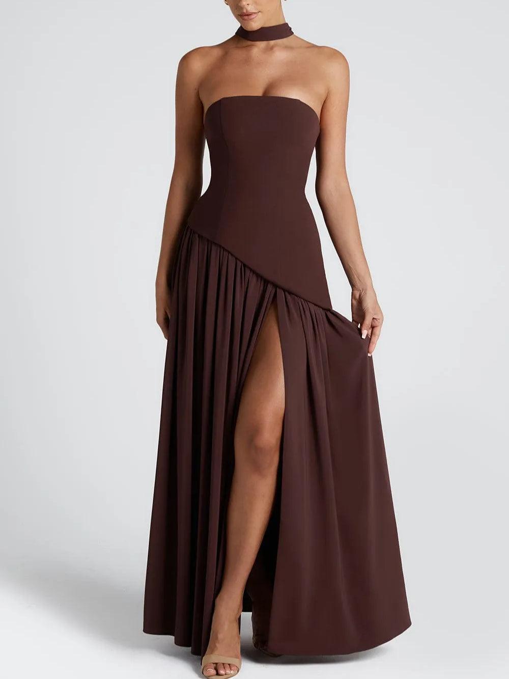 Elegant Μακρύ Φόρεμα με Σχίσιμο