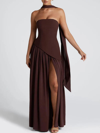 Elegant Μακρύ Φόρεμα με Σχίσιμο