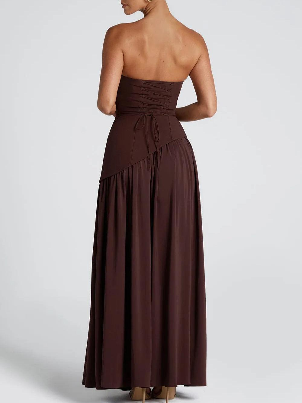 Elegant Μακρύ Φόρεμα με Σχίσιμο